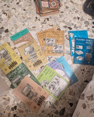 bollettino tecnico geloso  13 vol. anni 60/70