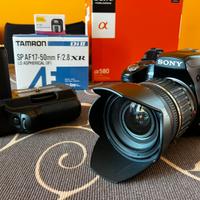 Sony a580 + Tamron 17-50 2.8 + Battery grip meike