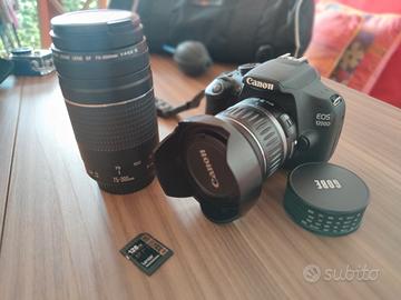 CANON 1200D + obbiettivo + accessori