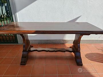 Tavolo antico noce massello 200x75