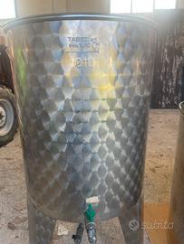 Botte acciaio inox 110 litri