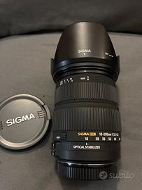 Sigma 18 200 stabilizzato x Canon (leggi bene)