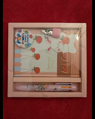diario segreto kaway  con biro multicolor nuovo