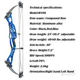 arco compound ambidestro 