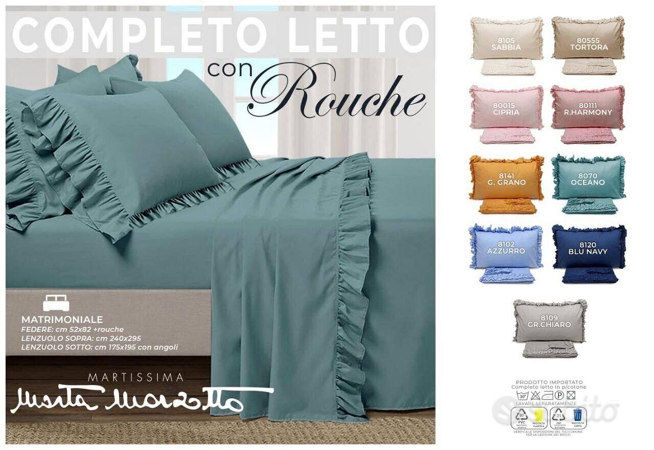 Set completo lenzuola matrimoniali TORTORA - Arredamento e Casalinghi In  vendita a Napoli