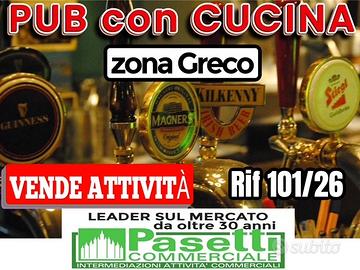 PUB con cucina zona Greco