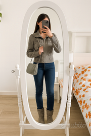 Giacchetto grigio leggero stile bomber – Dee Jay's