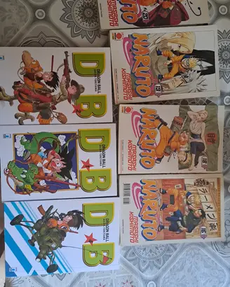 Manga de dragon ball, Naruto