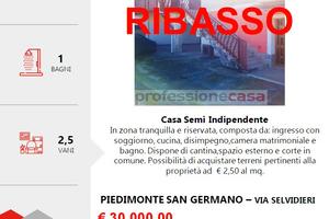 Casa semi indipendente con cantina