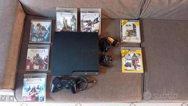 PS3 250gb + joypad + 7 giochi