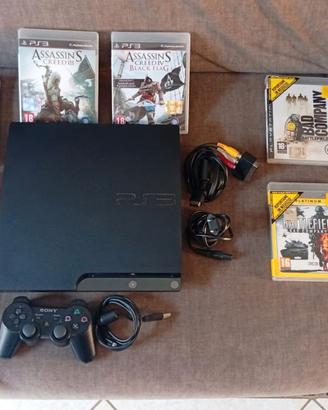 PS3 250gb + joypad + 7 giochi