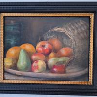 quadro olio natura morta 