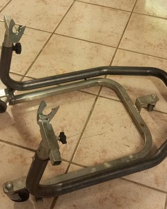 Cavaletto moto ruota posteriore (gira a 360 gradi)