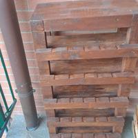 Portabottiglie in legno 