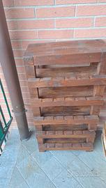 Portabottiglie in legno 