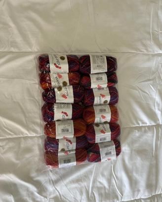 Lotto di gomitoli nuovi-Lion Brand Sock Yarn 