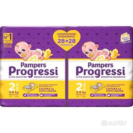 Pampers progressi taglia 2 54 pannolini 