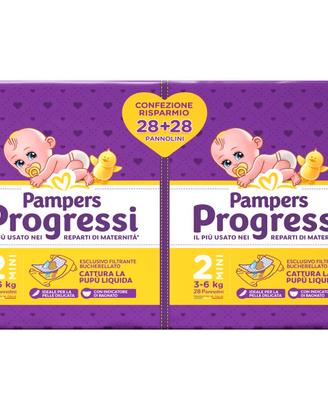 Pampers progressi taglia 2 54 pannolini 