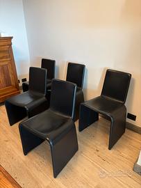 5 sedie/ poltrone Molteni