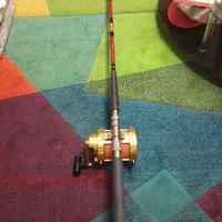Canna da pesca mare mulinello Gladiator 12/0 , can
