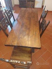 Fratina in massello di noce