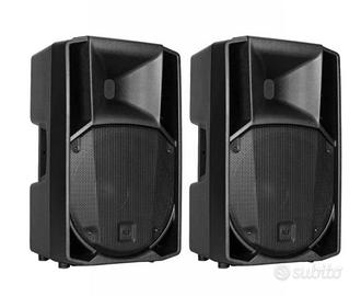 Coppia casse audio attive RCF 745 MK5 con cover