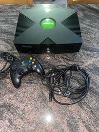 Console Xbox Classic con controller