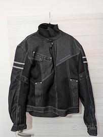 KOMINE JK006 Giacca Moto Traspirante Denim