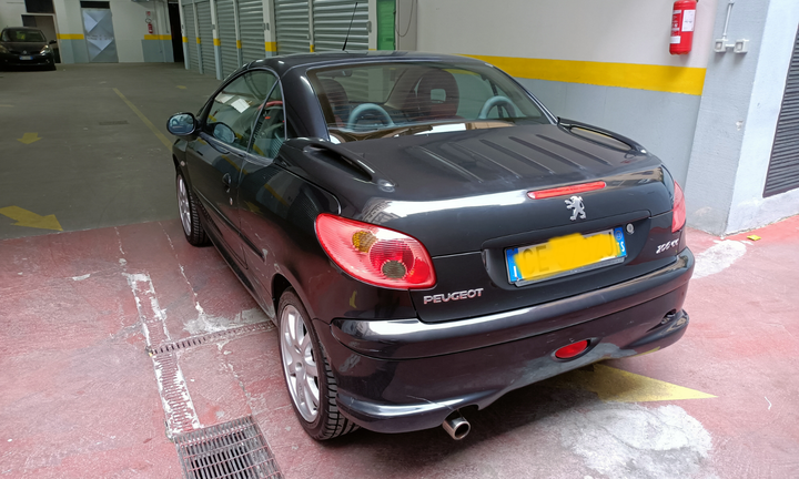 Peugeot 206cc decappottabile