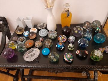 sfere di vetro da collezione