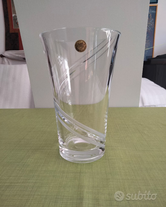 Vaso di cristallo francese vintage G.Durand