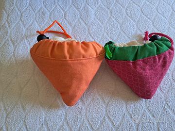 darbo confetture 2 borse shopper fragola arancia