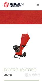 biotrituratore Blue Bird