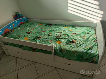 Letto contenitore per bambini 160*80+materasso