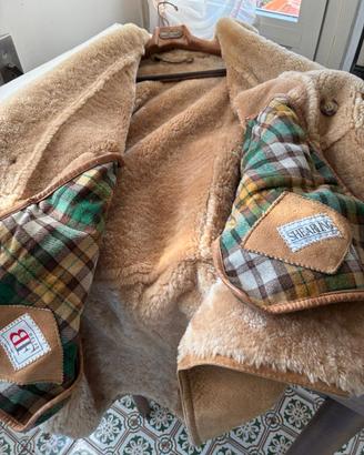 Shearling montone originale BELFE donna taglia 44