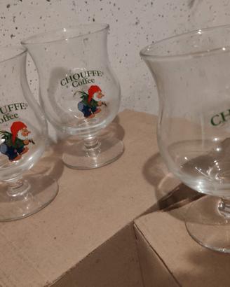 Set Calici / Bicchieri originali "Chouffe Coffe