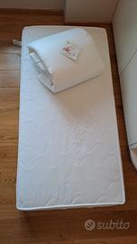 Materasso lettino con piumone