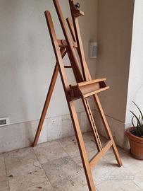 cavalletto in legno per dipingere