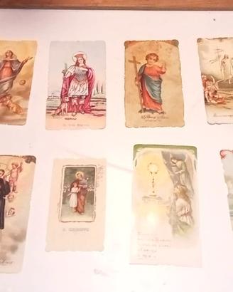 Lotto primo n. 12 santini antichi