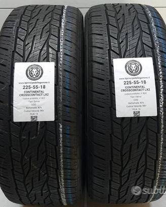2 gomme 225 55 18 continental a41822