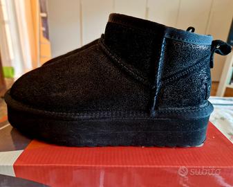 Colors of California scarponcello nero platform 