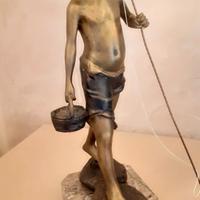 SCULTURA IN BRONZO "PESCATORELLO"