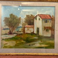 Quadro a olio su tela