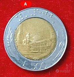 MONETA DA LIRE 500 1988