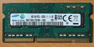 2 Ram Samsung - 4GB 1Rx8 PC3L - 12800S -11-11-B2