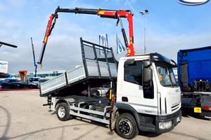IVECO EUROCARGO 80E17 ribaltabile + gru e JIB