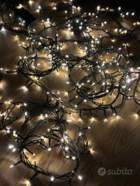 Tre catene di mini led per albero di natale