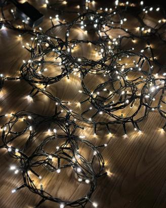 Tre catene di mini led per albero di natale