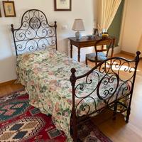 LETTO SINGOLO FERRO BATTUTO