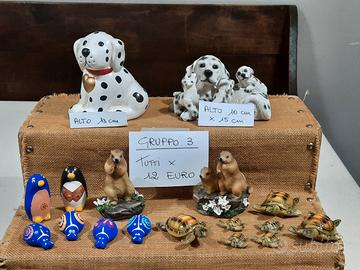 Animali in resina gruppo 3
